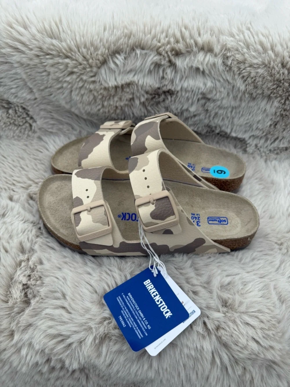 Birkenstock Arizona Soft Footbed Desert Soil Camo NWT Size 6.5